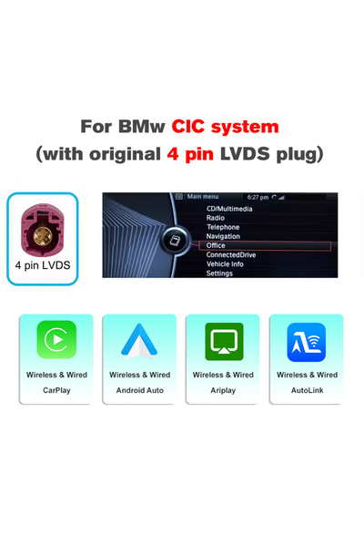 Choice نظام CIC لسيارات BMW X1 E84 و X5 E70 و X6 E71 (موديلات 2009-2015) - وح...