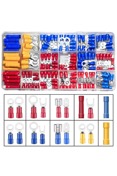 Choice 300PCS 300PCS Wire Connector Kit Male Female Insulated Terminals Cold ...
