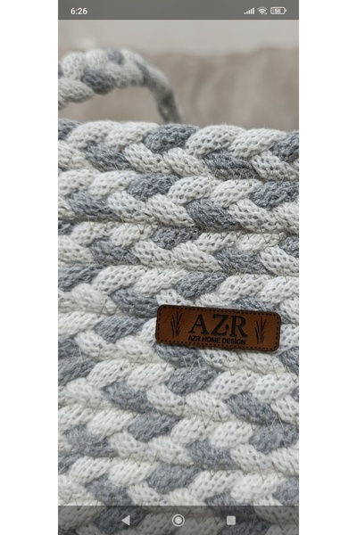 AZR HOME DESİGN حبل من الجوت الطبيعي مصنوع يدويًا من القش حقيبة بلاج حقيبة ديلي حقيبة 26X46