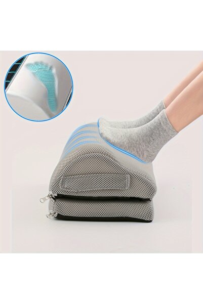 Choice GRAY Footrest, footstool under the workbench, footstool with washable ...