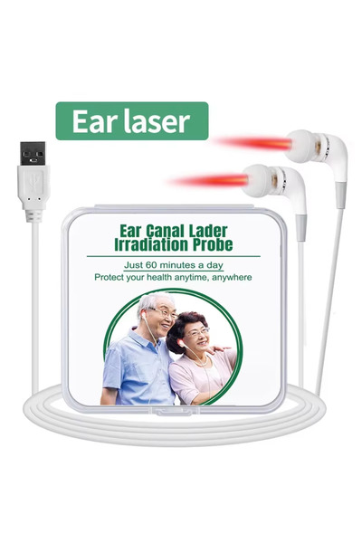 Choice علاج الأذن بالليزر منخفض المستوى (LLLT) باستخدام سدادات أذن مزودة بضوء...