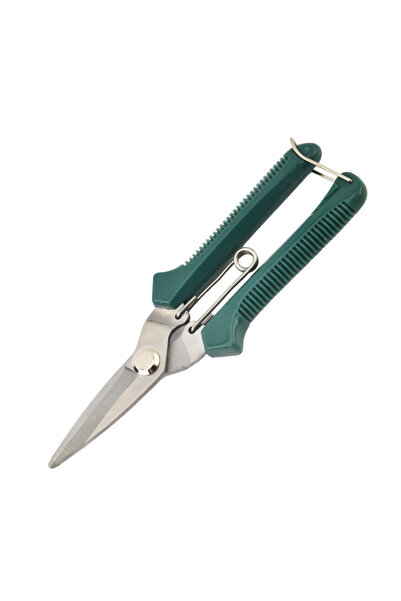 Choice1 مقص تقليم باي أخضر داكن 190 مم، شفرة مستقيمة من الفولاذ المقاوم للصدأ...
