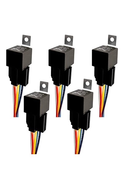 Choice 5 قطع من مرحلات السيارات 12 فولت، 5 دبابيس، 40 أمبير، مع مخططات توصيل ...