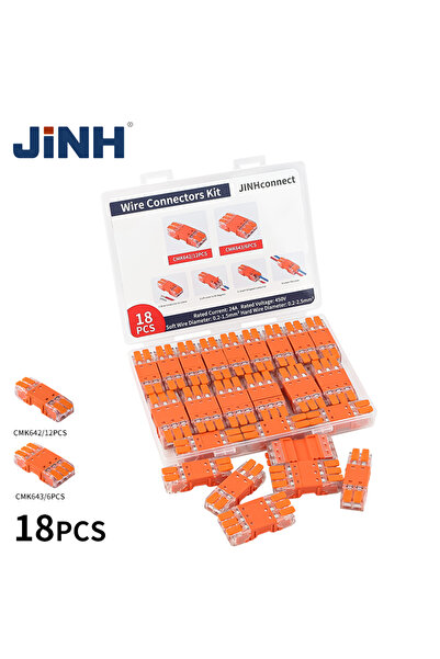 Choice CMK64-18Pcs-Kit JINH CMK64 Series 18Pcs Mini Quick Connector Universal...
