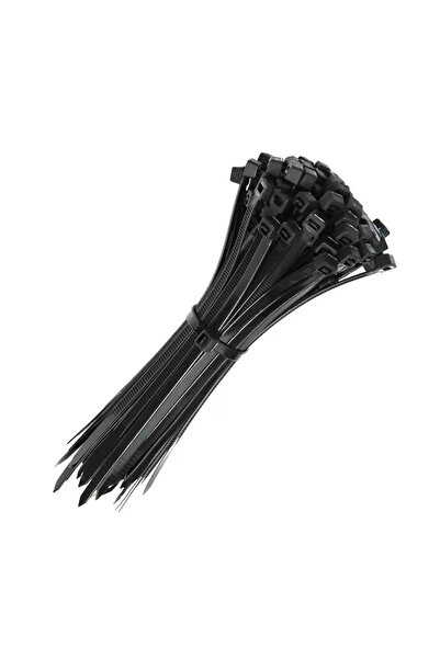 Choice 1.8x100(black) 100PCS/bag black Zip wraps strap nylon cable tie set fa...