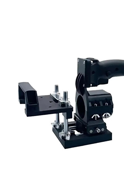 Choice1 حامل آلة حفر صغيرة محمولة سوداء اللون، 2 في 1، أداة تشذيب قوالب النجا...