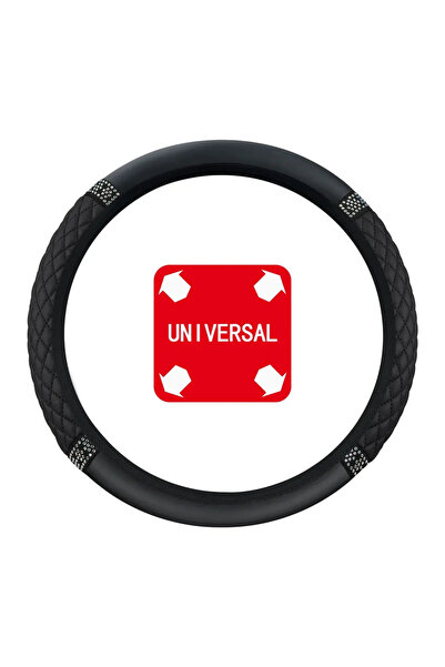 Choice1 30P-drill Black 1PC 1PC Car steering wheel cover high-grade women's s...