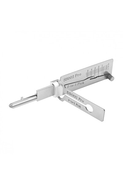 Choice 1 قطعة SS002 PRO 1-6Set Lishi 2 في 1 طقم فك تشفير وفتح أقفال السيارات،...