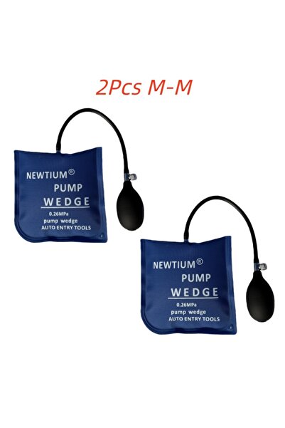 Choice3 طقم إسفين مضخة هواء مكون من قطعتين مع وسادة هوائية قابلة للنفخ - لإصل...