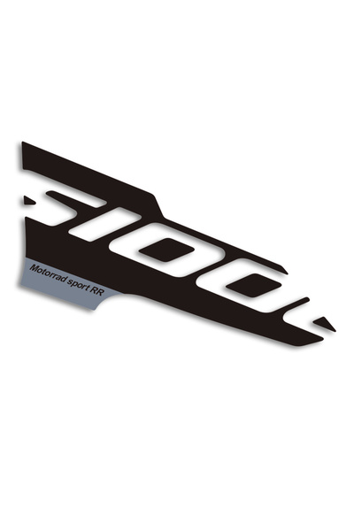 Choice1 ملصق أسود رمادي للجانب الأيمن من غطاء المحرك الأمامي للدراجة النارية ...