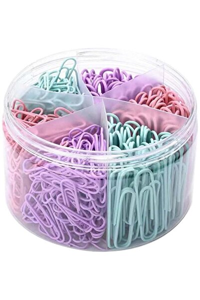 Generic 600 pcs 1.1 Medium Colored Paper Clips (28mm) - Ideal for Office Supp...