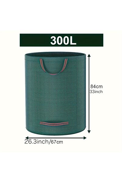 choice2 300L 1pc Heavy-Duty Outdoor Yard Waste Bag - Durable PP Material, Lar...