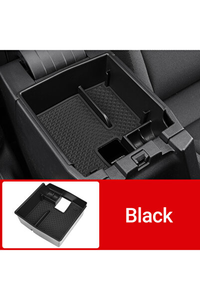 Choice صندوق تخزين أسود اللون لمسند الذراع المركزي لسيارة تويوتا كورولا كروس ...