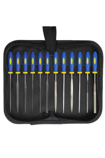 Choice Blue Two sets of carbon steel files and diamond files (a total of 12 p...
