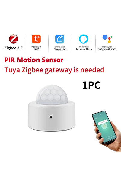 Choice مستشعر حركة PIR صغير بتقنية Zigbee 3.0 بدون إحساس ضوئي، كاشف حركة الجس...