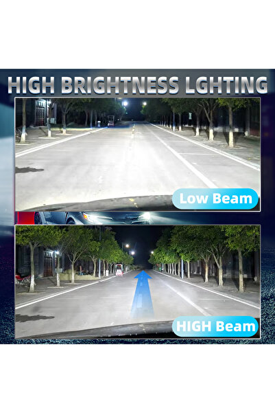 Choice مصباح أمامي H4/9003/HB2 عالي/منخفض السطوع بتقنية CANBUS، بقوة 50000 لو...