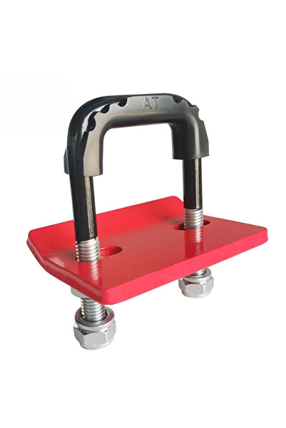 Choice1 مشبك سحب أحمر شديد التحمل لوصلات سحب المقطورات مقاس 2.5 بوصة، عازل وط...