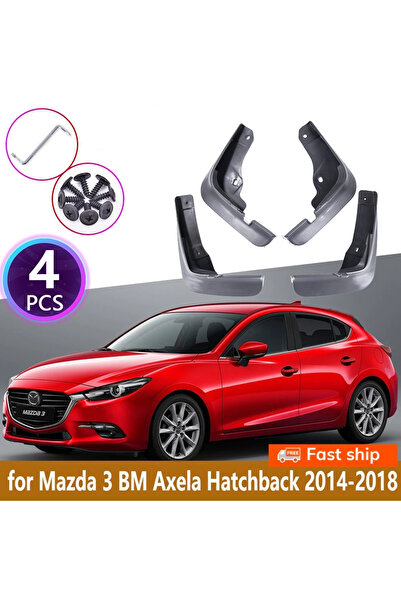 Choice 4 قطع من واقيات الطين للسيارة مازدا 3 بي إم أكسيلا هاتشباك 2014 2015 2...