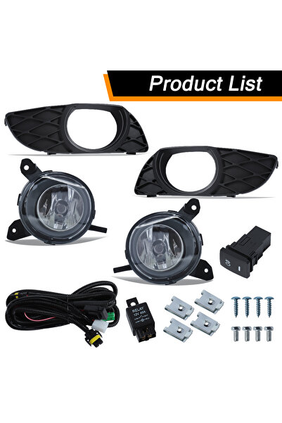 Choice1 مجموعة مصابيح ضباب هالوجين LED لسيارة تويوتا يارس فيتز 2003-2006، مصا...