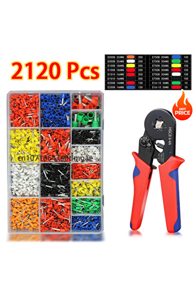Choice 2120pcs and 86-4A 200/2120pcs Terminal VE Tubular Crimping Multiple Co...