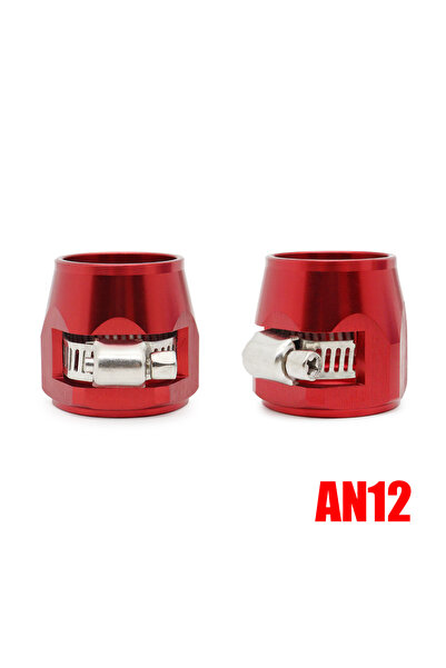 Choice7 مشبك خرطوم أحمر AN12 (عبوة واحدة = قطعتان) AN4 AN6 AN8 AN10 AN12 طرفي...