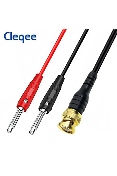 Choice سلك اختبار مطلي بالذهب عيار 107 من كليكي، مزود بقابس BNC ذكر قابل للتك...