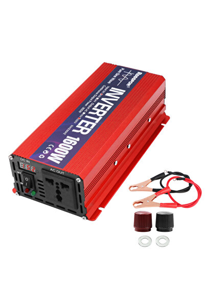 Choice محول طاقة بموجة جيبية نقية بقدرة 1600 واط - 12 فولت - 50 هرتز، مناسب ل...