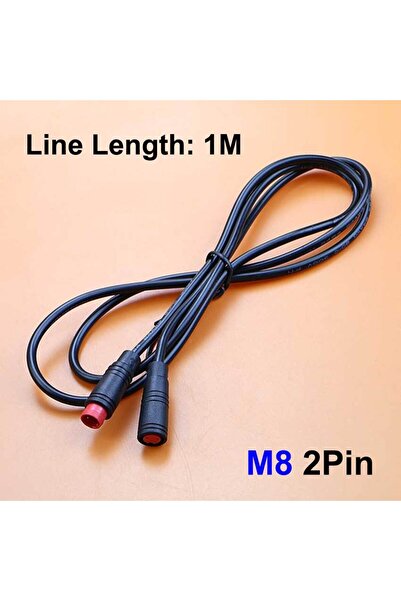 choice2 1 meter M8 2Pin 1pcs M6 M8 2 3 4 5 6 Pin Electric Bicycle Butt Plug F...
