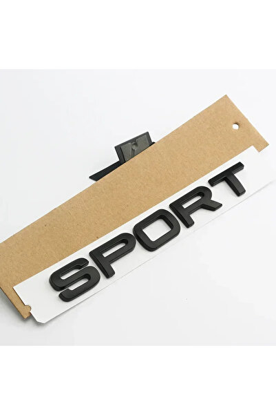 Choice3 ملصق حروف "رياضي" ثلاثي الأبعاد أسود غير لامع مصنوع من مادة ABS، يُوض...