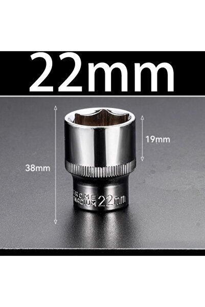 Choice6 22mm 8-32mm 1/2" Square Drive Socket Bit Removal Tools for Wrench Soc...