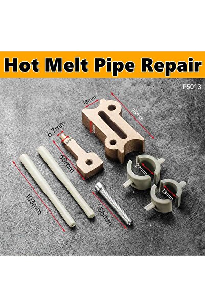 Choice مجموعة أدوات إصلاح أنابيب المياه PPR مقاس 4/6 بوصة (7 قطع) بالصهر السا...