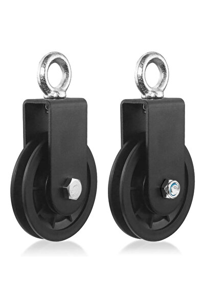 Choice1 2pcs Pulley Training Bearing Fitness Loading Lifting Stainless Steel ...