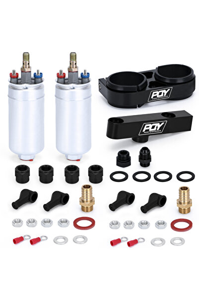 Choice طقم مضخة وقود WLR RACING - قطعة واحدة حامل مضخة وقود مزدوج مع شعار PQY...