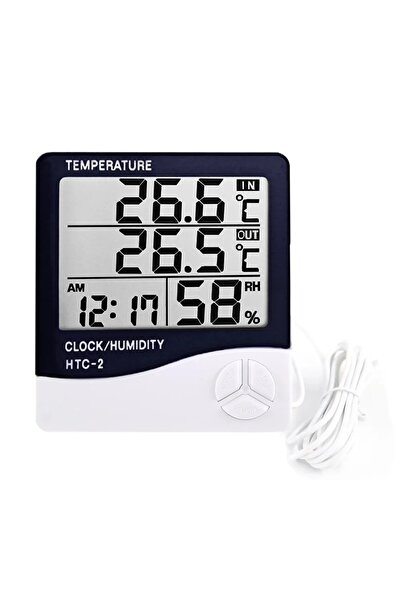 Choice1 مقياس درجة الحرارة والرطوبة الرقمي الإلكتروني HTC-2 بشاشة LCD، مناسب ...