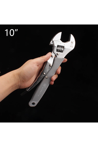 Choice 10 inch Industrial Grade Power Adjustable Wrench 30-33mm Opening Unive...