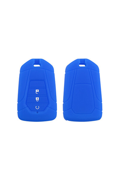 Choice Blue Silica Gel Car Key Case for ISUZU Dmax D-max Mux 2021 2022 2023 2...
