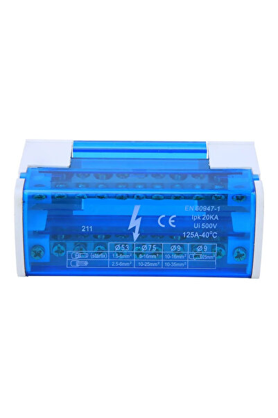 Choice صندوق توزيع طرفي DIN Rail 211، صندوق توزيع طرفي DIN Rail، ثنائي المستو...