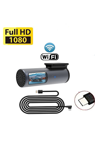 Choice1 كاميرا أمامية وخلفية للسيارة بدقة 1080 بكسل، بدون لون أسود.