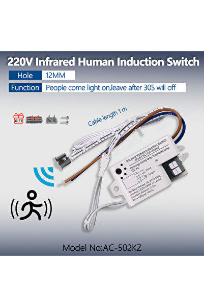 Choice13 مفتاح استشعار باللمس AC-502KZ 220V، قطعة واحدة، للتحكم في باب مفرد /...