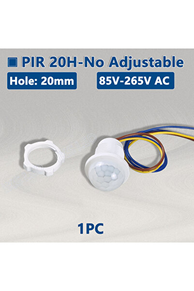 Choice4 PIR20H-1 PIR Motion Sensor Switch Auto Switch 110V/220V Adjustable Ti...