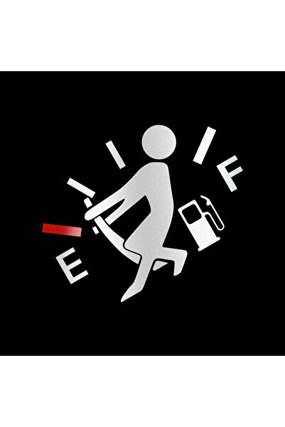 Choice ملصق غطاء خزان وقود فضي أبيض، مقاس 13 × 9.4 سم، ملصق فينيل عاكس، زينة ...