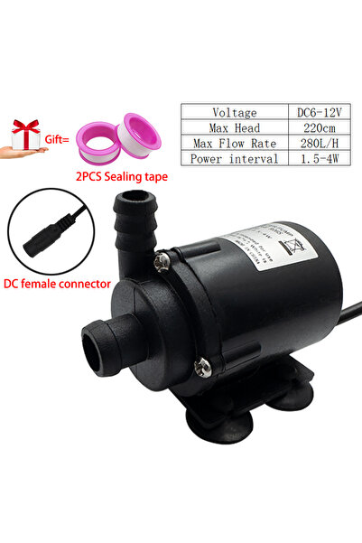 Choice مضخة غاطسة صغيرة صامتة بدون فرشات، مزودة بموصل أنثى تيار مستمر أوروبي،...