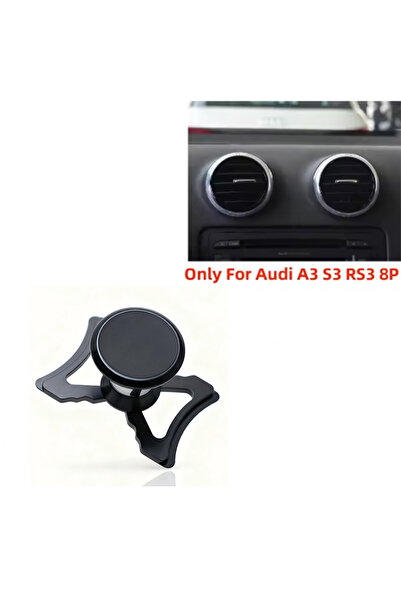 Choice حامل هاتف للسيارة باللون الأسود من أودي A3 8P، حامل فتحة تهوية السيارة...