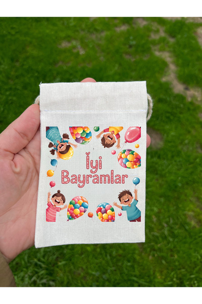 Ramazan bayram kesesi harçlık kesesi 10 adet kese 10*15 cm ölçülerinde ham ke...