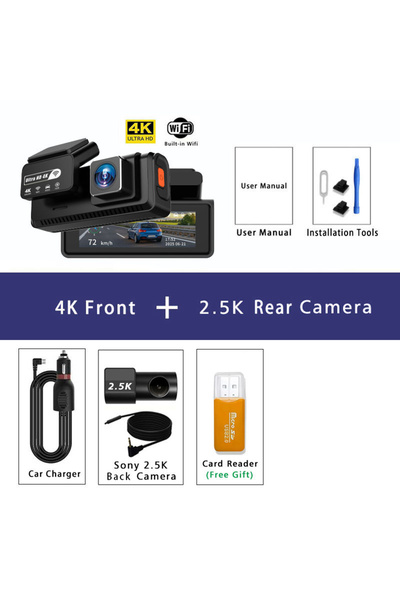 choice2 كاميرا AL57-2.5K الخلفية لسيارات ADAS بدقة 4K+2.5K مع نظام تحديد المو...