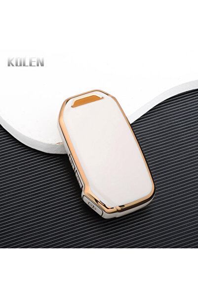 choice2 غطاء حماية أبيض من مادة TPU لمفتاح السيارة، متوافق مع سيارات كيا سبور...