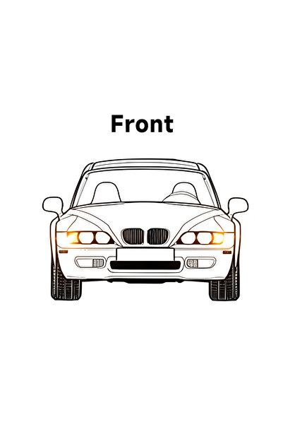 Choice قطعتان أماميتان لسيارة جيب شيروكي XJ موديلات 1984-2001، مصابيح إشارة ا...