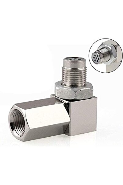 Choice محول فاصل عالمي بزاوية 90 درجة لمستشعر الأكسجين، خيط M18x15، تصميم على...