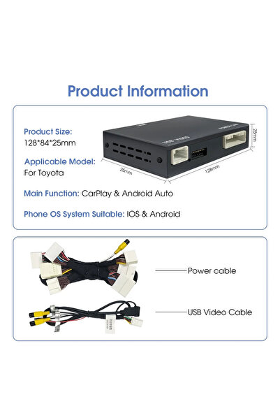 Choice طقم ترقية شاشة تويوتا الأصلية، وحدة فك تشفير الوسائط المتعددة، مناسب ل...