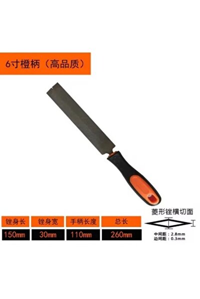 Choice 6inches 6/8 Inch Diamond Rhombic Saw File Triangle Metal File Bearing ...